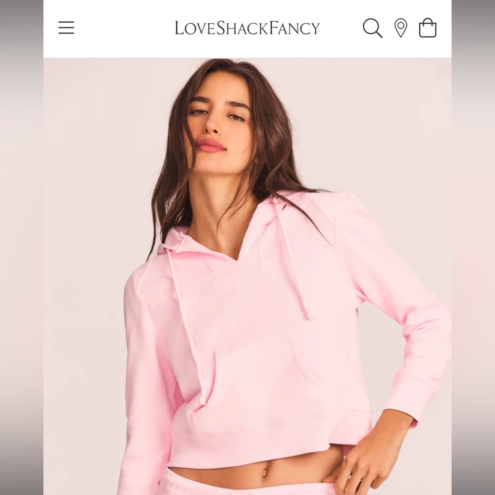Loveshackfancy Kirby hoodie brand new with tags NEVER WORN